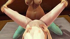 Disney futa threesome - mulan x elsa x jasmine - 3d porn