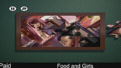 Steam-themed Hentai adventure with food puzzles and seductive girls