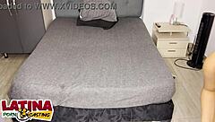 latina porn casting with two sluts squirting in threesome