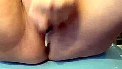 I am making MYSELF SQUIRT by fingering my pussy hard