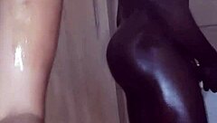 Lilpuddingbowls takes monster cock in her big ass in the kitchen