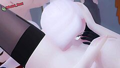 Jaune Fucks Glynda And Winter With Titty Fuck, Handjob, Creampie, And Facial In Hentai Group!