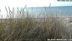 Is slutwife Marion swallowing cum after public gangbang facial?