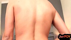 Full Bosomed Babe Fucked In Shaved Wet Pussy POV