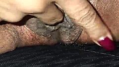 Granny's Wet Pussy in Parking Lot!