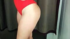 Perfect body girl teasing in fitting room compilation video