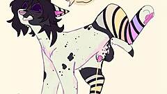 Compilation of gay furry porn featuring public urination and watersports
