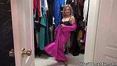 MILF Sally Steel in kinky nylon adventure
