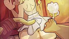 Neko Anime Loop with Big Tits Bent Over in Doggystyle