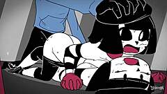 derpixon mime&dash getting wild with hardcore anal in animated scene.