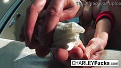 Charley chase shows off her foot fetish in lucha libre