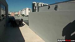 Amateur brunette experiences intense first anal adventure