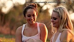 teen 18+ lesbians remy lacroix and alli rae lick pussy to orgasm