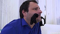 jennifer white dominates husband in hardcore cuckold session with blowjob