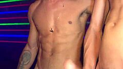 Big-cocked twinks hit the club for blowjobs