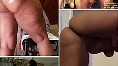 ebony big ass twerk cumshot collage