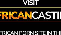 Bubble butt african amateur uses vibrator in traditional clothes sex tape