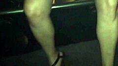 kim shows her pussy in df club