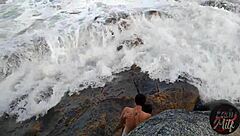 I caught him fucking her ass in public