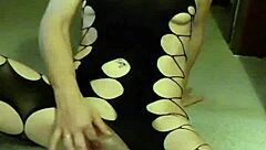 hot belgian milf says, 'i'm fingering myself in lingerie'