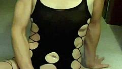 hot belgian milf says, 'i'm fingering myself in lingerie'