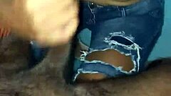 A naughty neighbor pleasures a wife's wet pussy in this steamy video