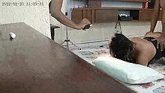 I brought a monster cock to open my wife's big ass in interracial cuckold