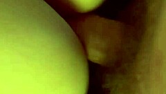 husband licks wife's shaved pussy until it drips