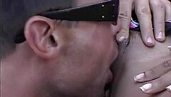 ebony marie luu sucks cock for new shoes and facial!