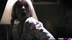 Small hands ravage and fuck Abella Danger's pussy with intense fingering!