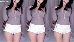 Korean Girl Dances Showing Big Tits!