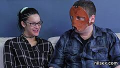 A kinky nymphomaniac is taken to a psychiatric hospital for intense anal treatment