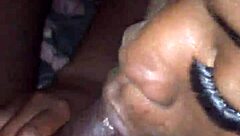 Oh Wow, Tampa Freak Devours Monster Black Cock in Homemade Blowjob!