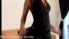 Backstage with the sexy blonde Latina, what's happening there?