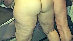 Boldly devouring her ass and pussy from behind, causing gaping and intense pleasure