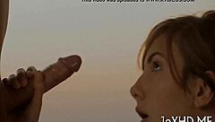 Horny Teen 18+ Slut with Wet Pussy Gets Hard Cock Sucking and Fucking