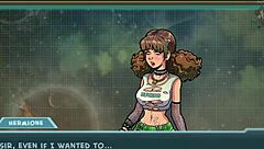 Princess handjob with alien monster in hentai