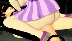 Detailed 3D Animation of Touhou Character Patchouli by Maloxx