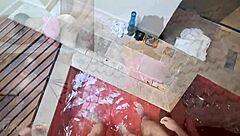 Hourglass Babe's Shaved Pussy Fucked Doggystyle By Friend In Pov