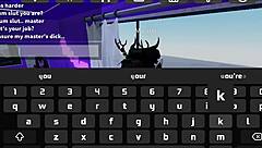 roblox master trains new slave in sucking and licking techniques