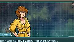 Princess handjob with alien monster in hentai