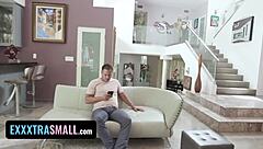 stepsister convinces stepbro to take her to the beach with skills