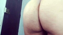 A young Arab woman in hijab breaks Islamic rules and squirts on webcam for money