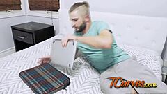 Two Horny Curvy Teens Ready to Suck Their Neighbour's Big Dick!