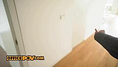 Candee Licious's rough ride on your cock in office POV