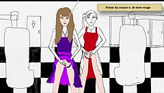 Teen Girls Peeing Standing Up In Art Academy Home Studio