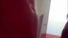 Twink shows off his big dick in solo gay action