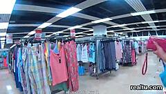 luscious czech sweetie seduced in hypermarket pov