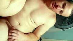 Homemade couple at halloween party