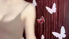 Girl performs show on webcam